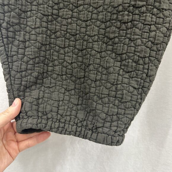 Black Crane Quilted Wide Balloon Pants Sumi Black Womens Size L Lounge Comfort - Picture 8 of 14